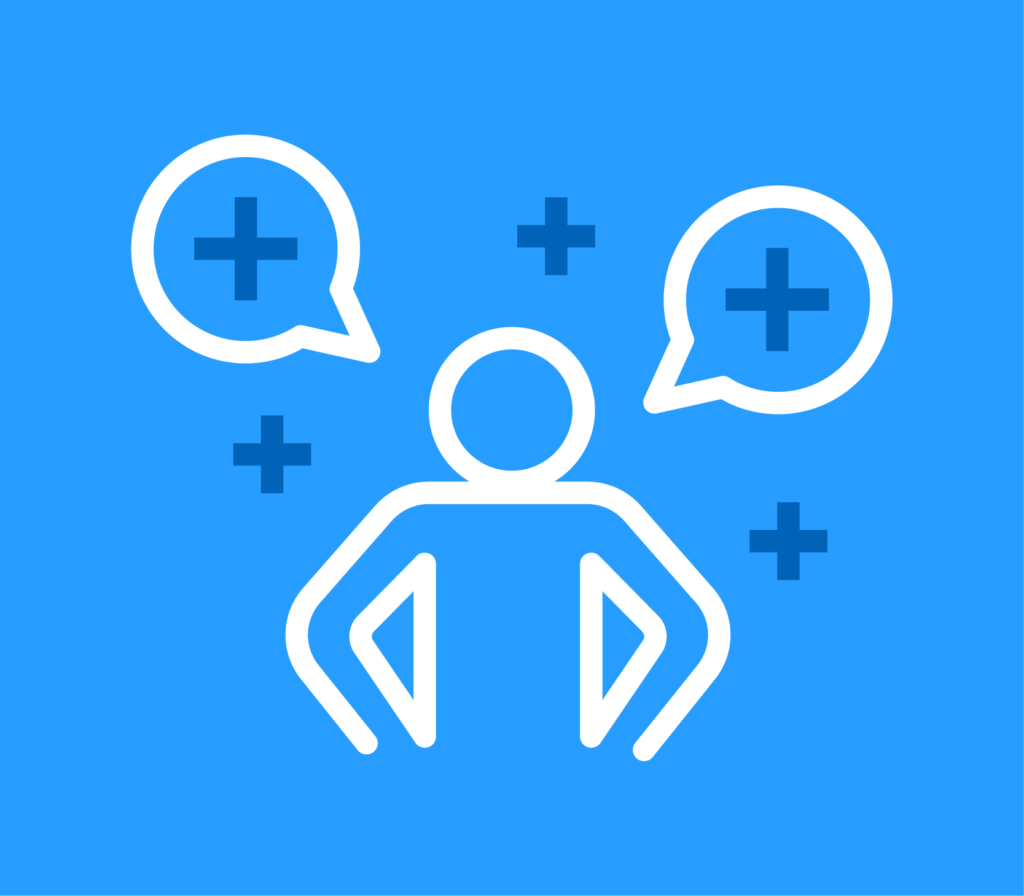 keystone foam our core values icon positive attitude - keystone foam